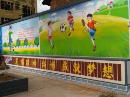 马边彝族自治县墙体彩绘让生活更有品味