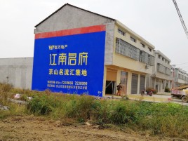 马边彝族自治县农村墙体广告在不同形式上面展现的不同特色