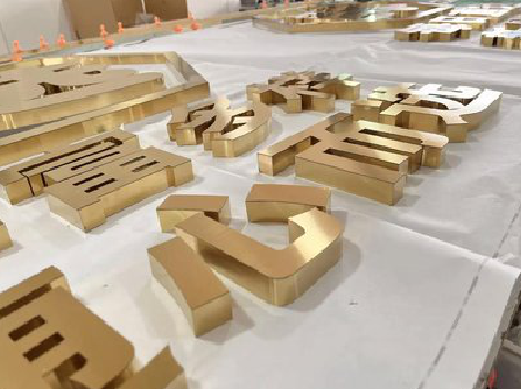 马边彝族自治县拉丝不锈钢字的特点。